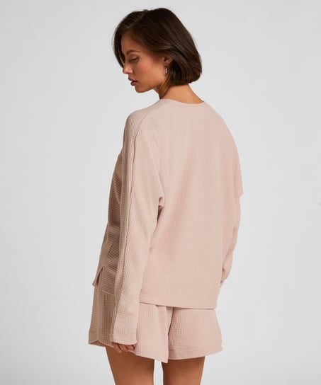 Short Waffle Sloane, Beżowy