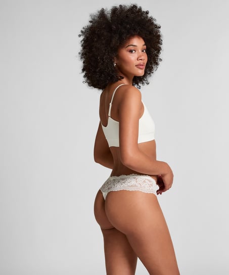 Stringi typu bokserki Florence, Biały