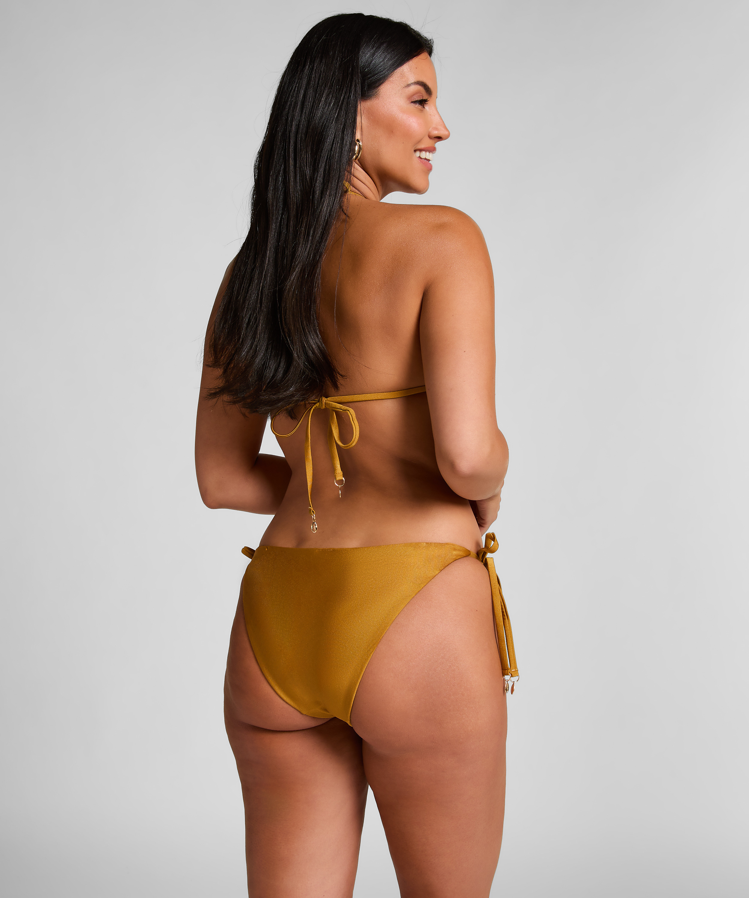 Tr&oacute;jkątna g&oacute;ra od bikini Boho, Ż&oacute;łty, main