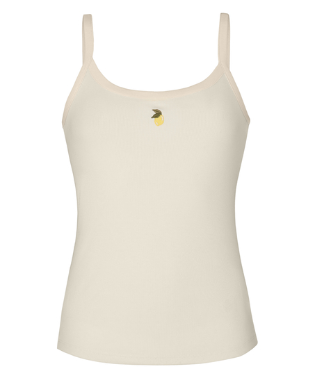 Singlet Piżamowy, Biały