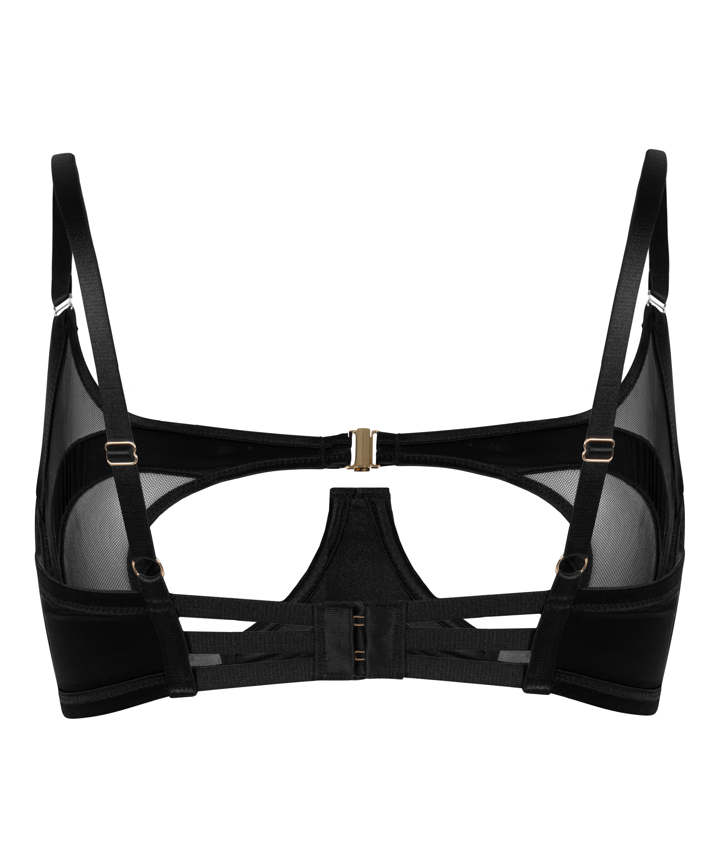 Nieusztywniany biustonosz z fiszbinami Vienna, Czarny, main