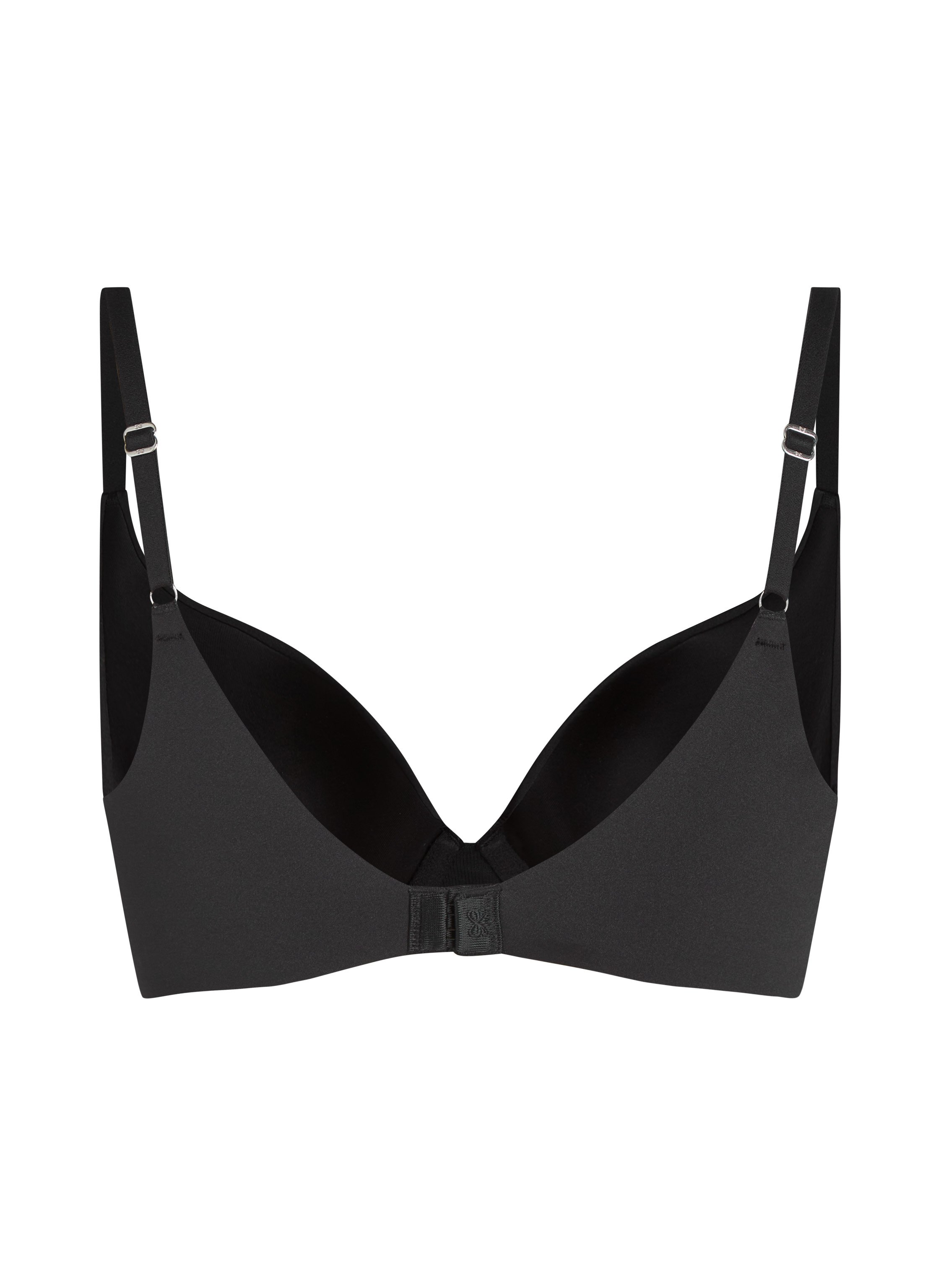 Biustonosz usztywniany z fiszbinami Smooth, Czarny, main