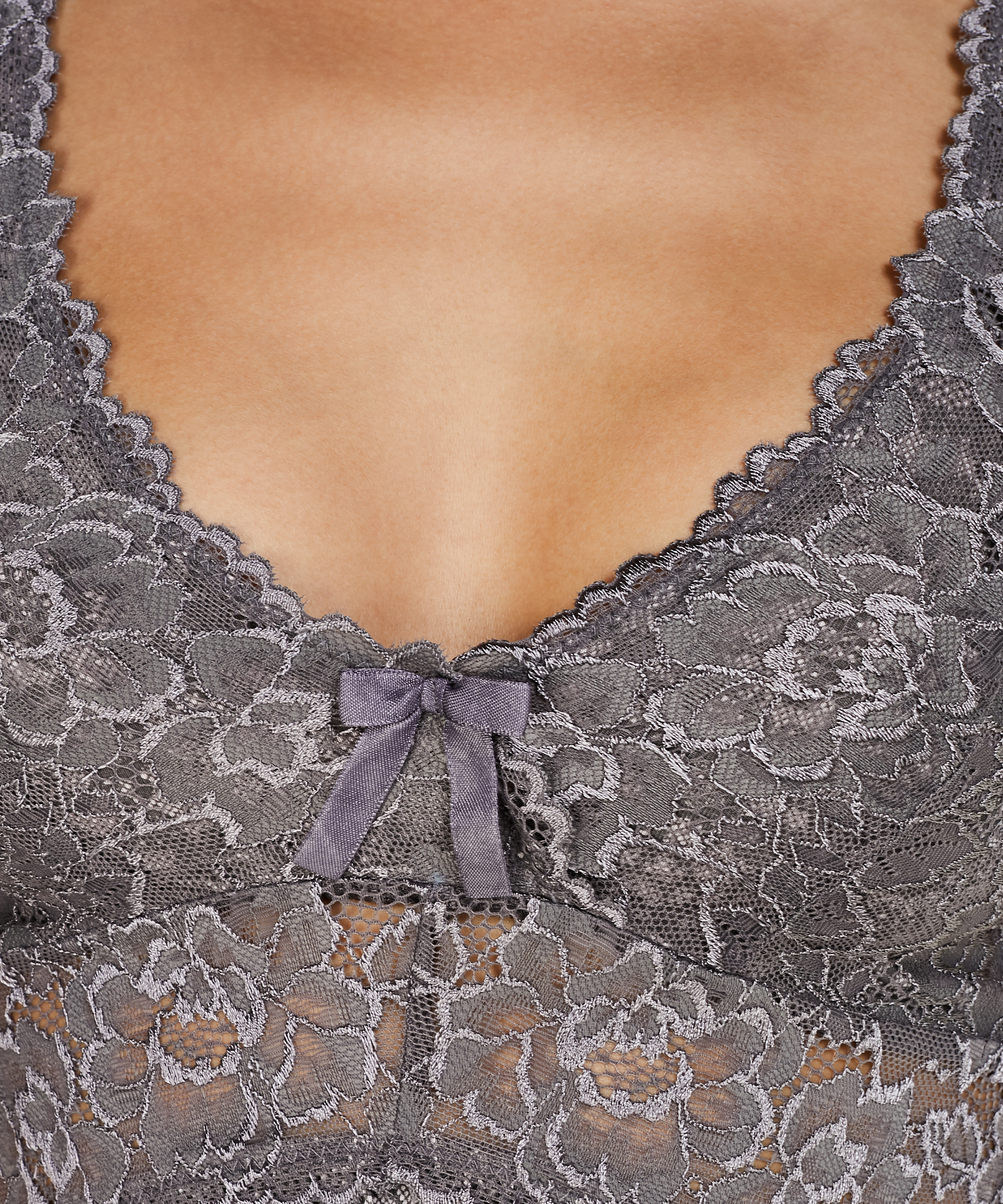 Koronkowa halka z modalu, Różowy, main