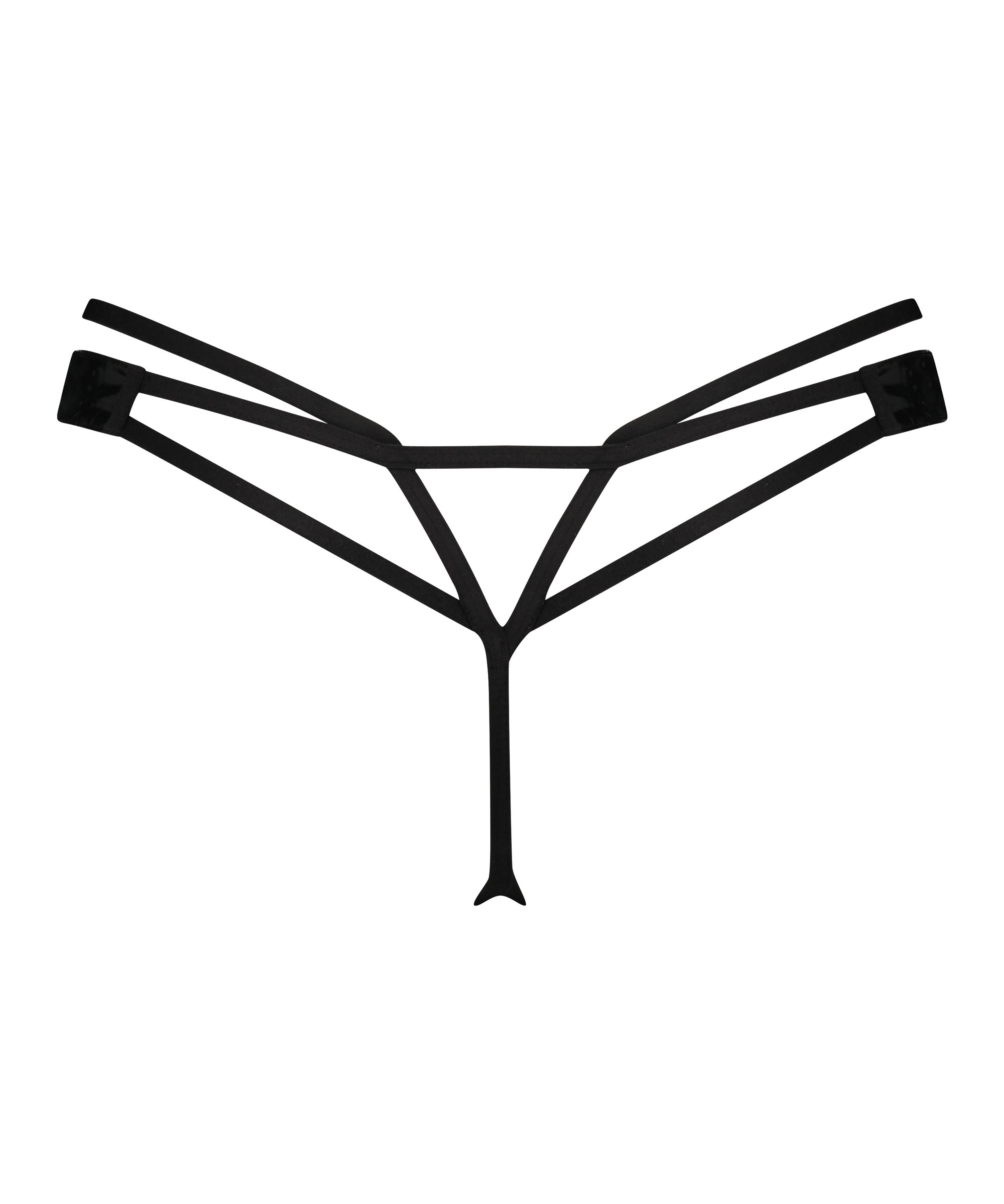 Stringi Seductress, Czarny, main