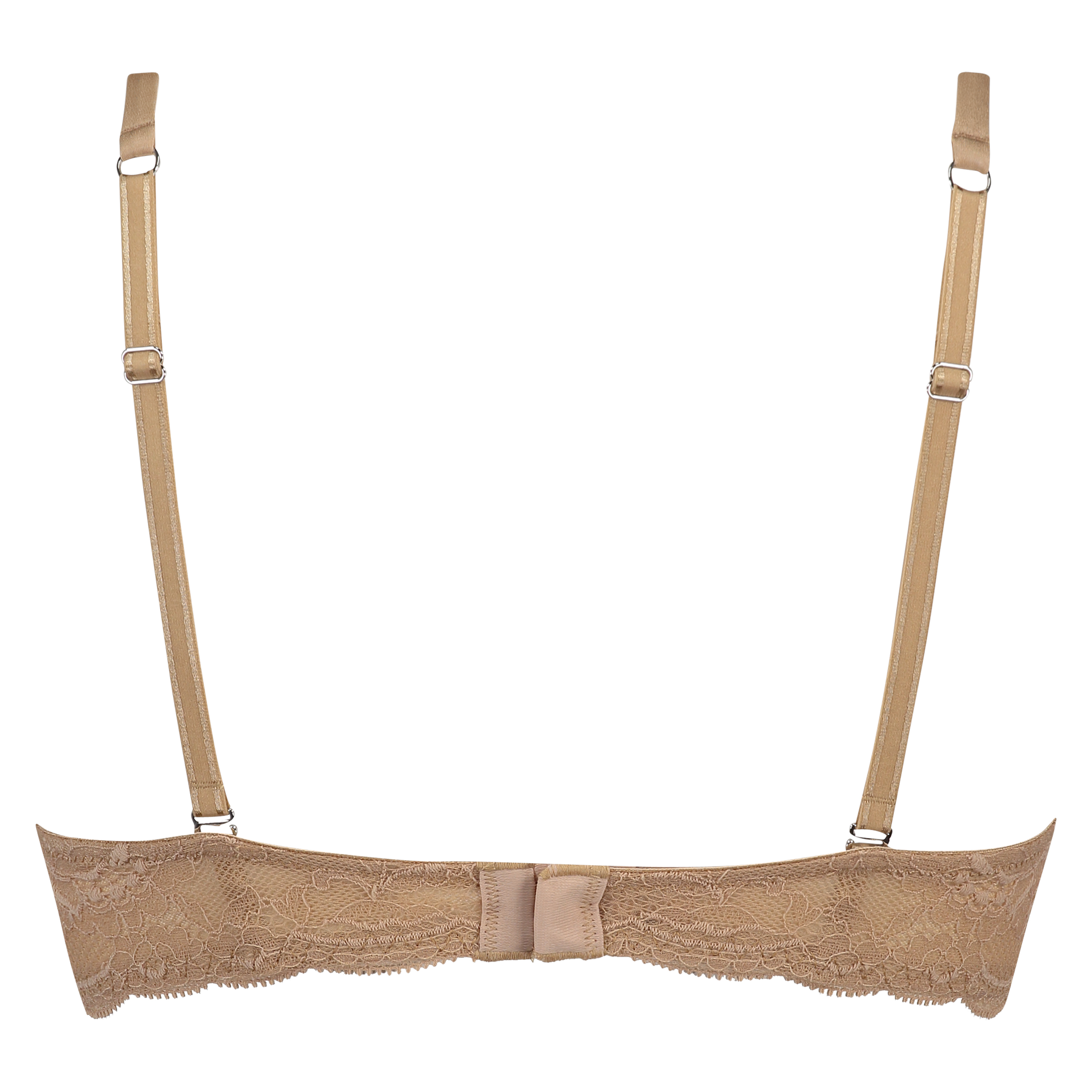 Usztywniony biustonosz push-up z fiszbinami Angie, Beżowy, main