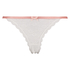 Thong lace, Biały