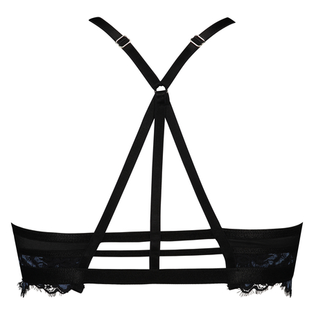 Doutzen Enchanted padded underwired push-up bra, Czarny