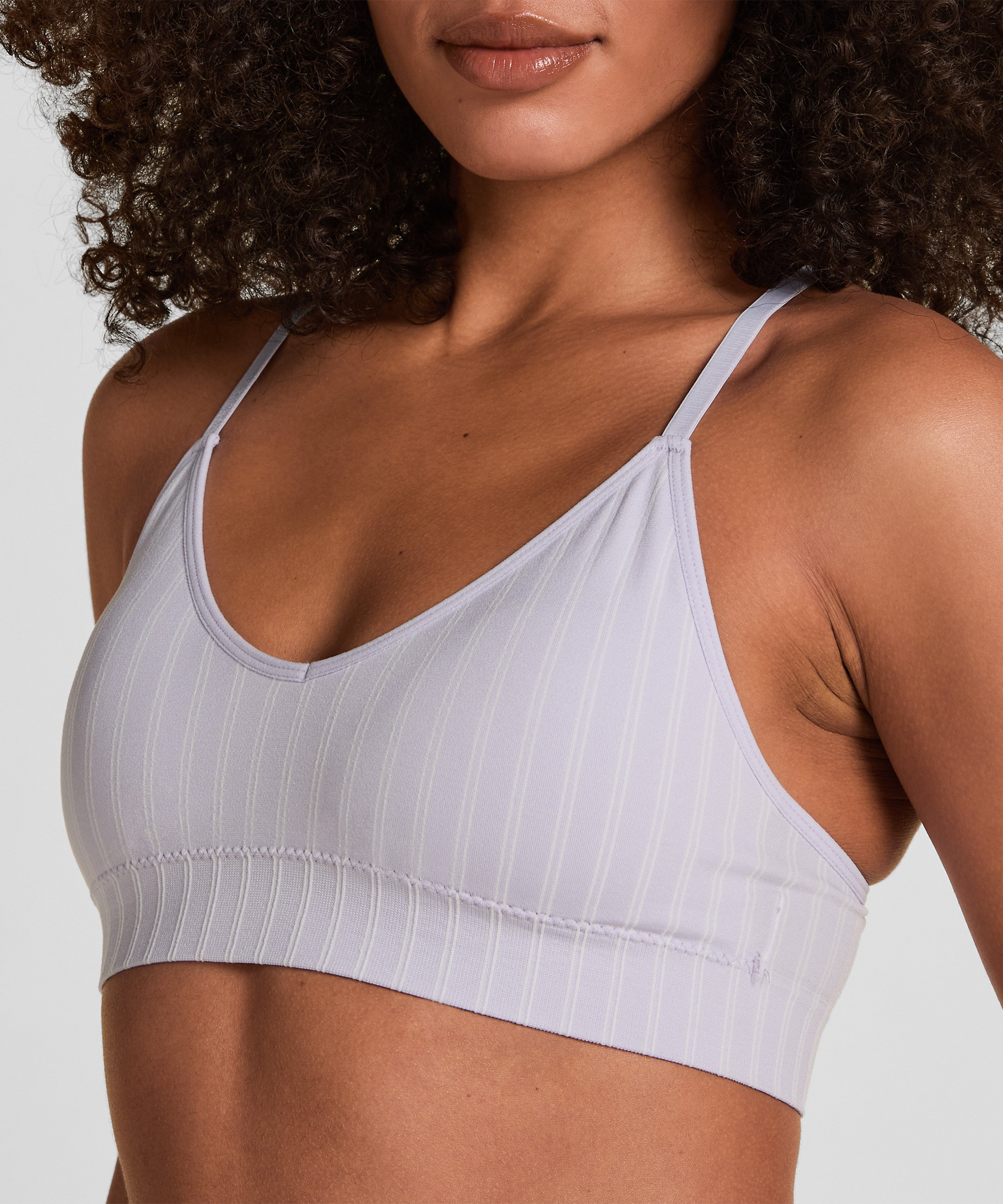 Tr&oacute;jkątny biustonosz bralette Dide, Fioletowy, main