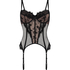 Biustonosz bustier Sia, Czarny