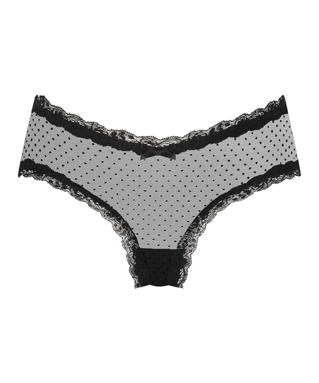Brazyliany V-shape Mesh, Czarny