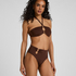 Figi Bikini Highleg Madrid, Brązowy