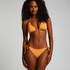 Tr&oacute;jkątna g&oacute;ra od bikini Scallop Lurex, Pomarańczowy