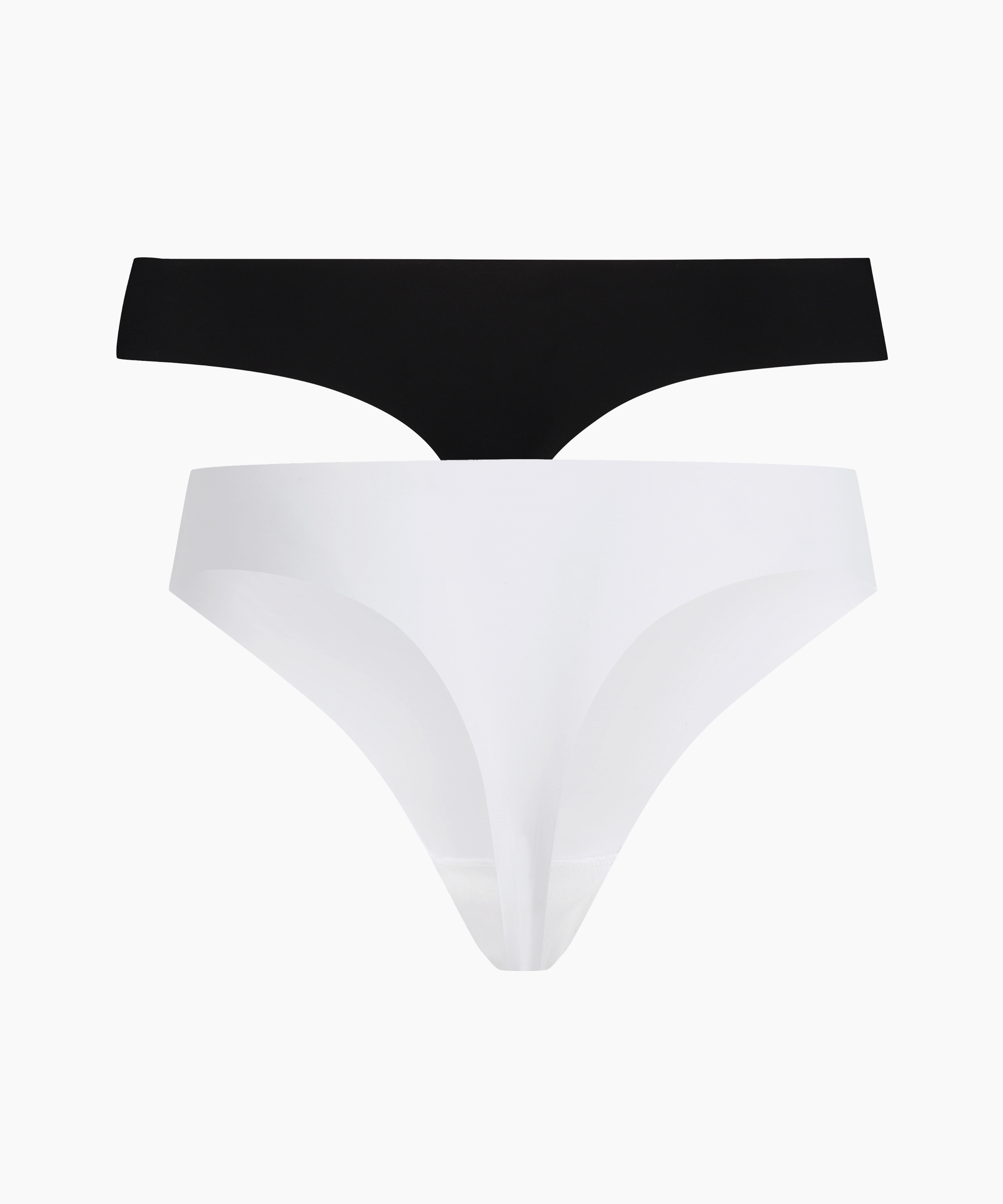 2-pak Stringi Invisible, Biały, main