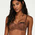 Angie Padded Strapless Underwired Bra, Brązowy