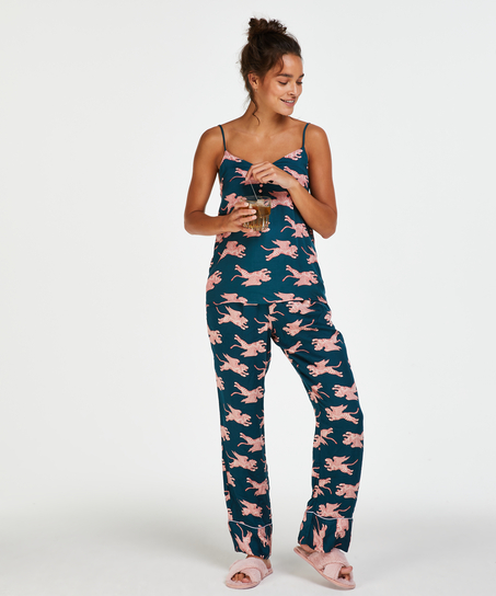 Woven Cami, Niebieski