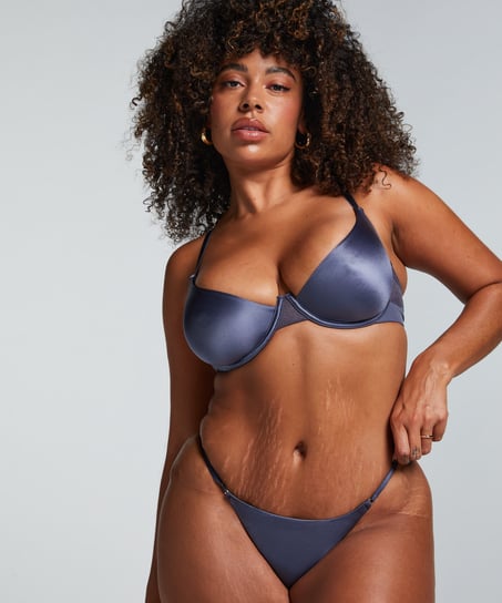 Biustonosz nieusztywniany z fiszbinami Blaze, Szary