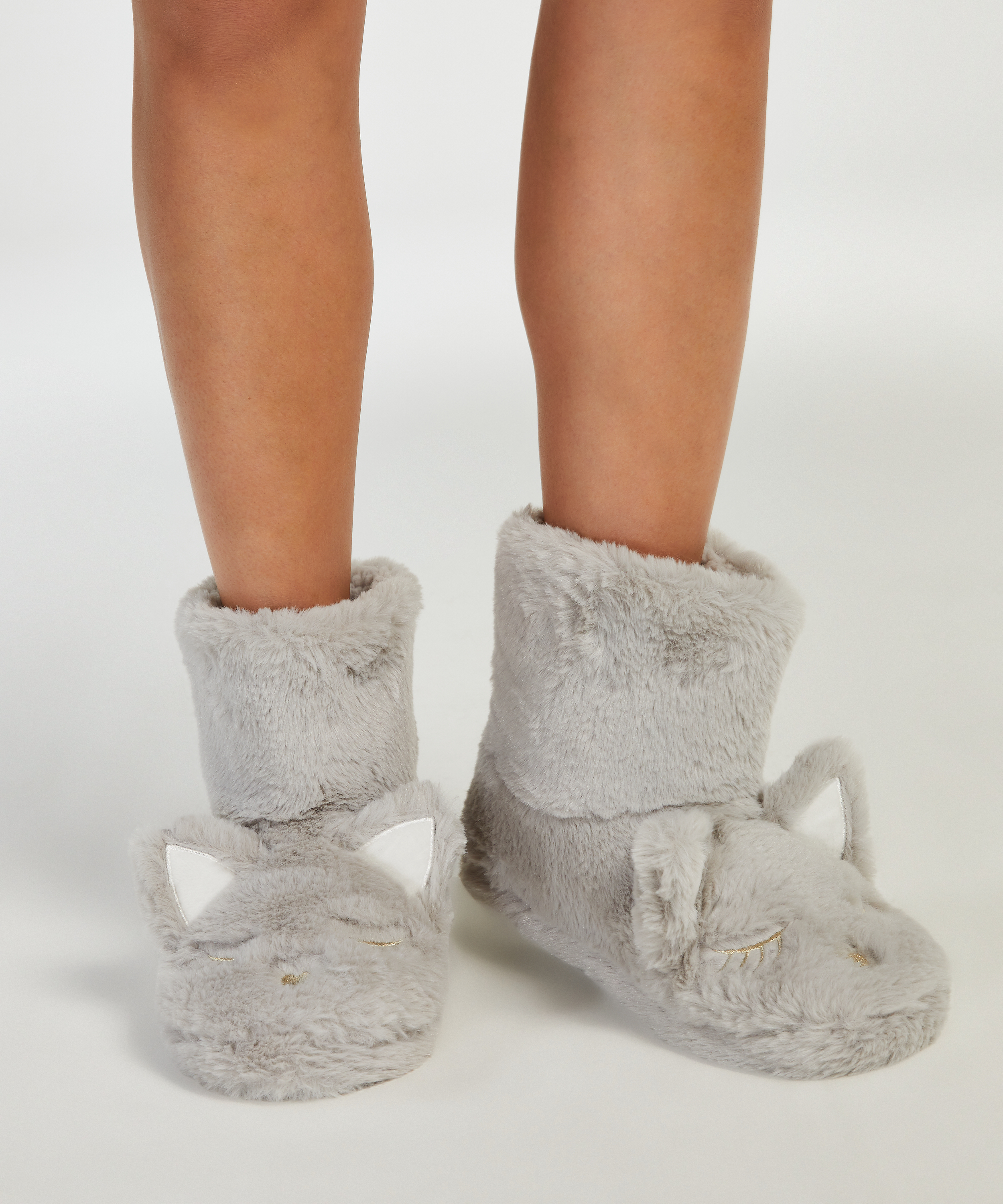 Cat Slippers, Szary, main