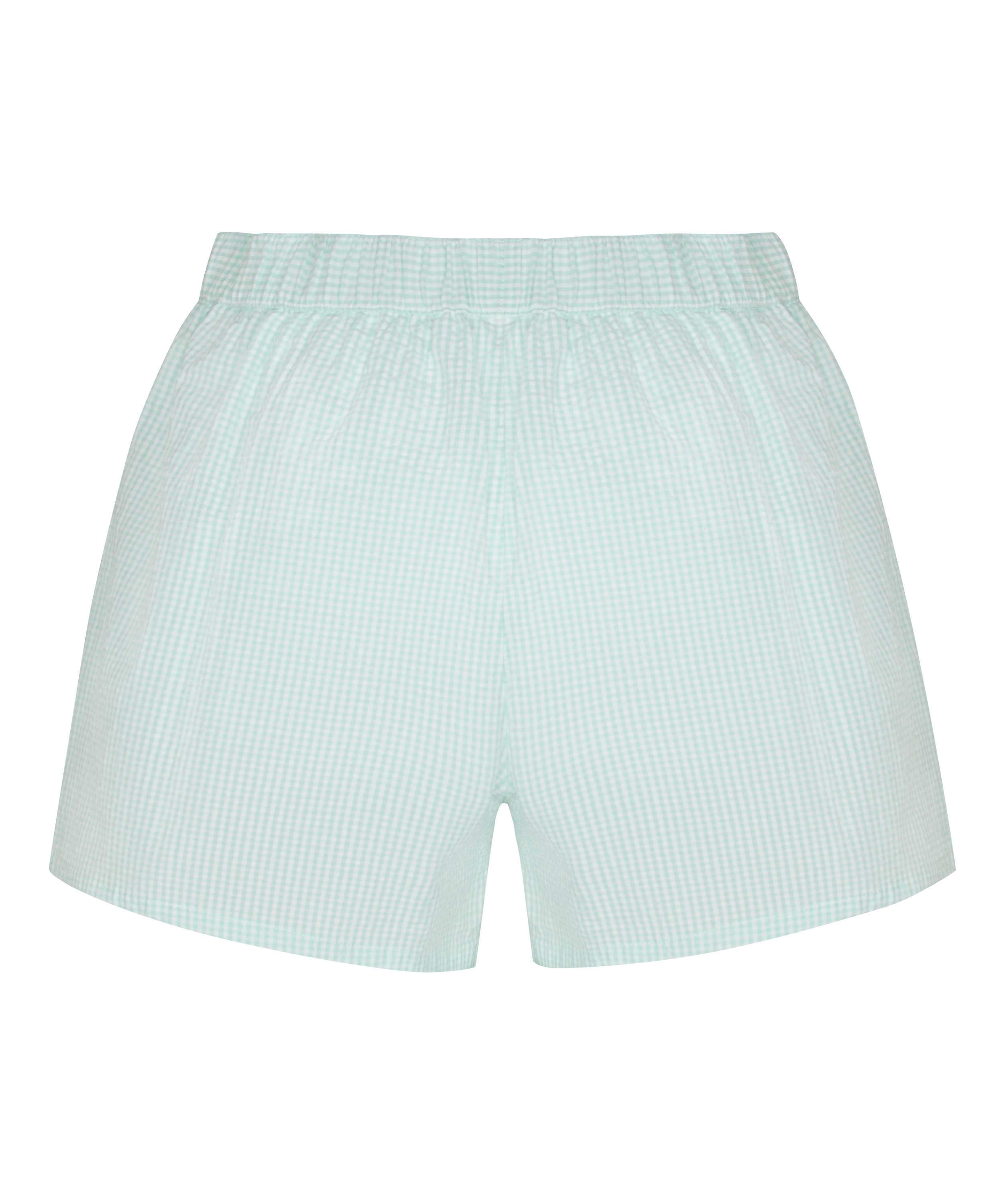 Szorty Piżamowe Seersucker, Zielony, main