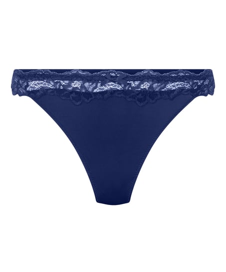 Stringi Lace & Shine, Niebieski