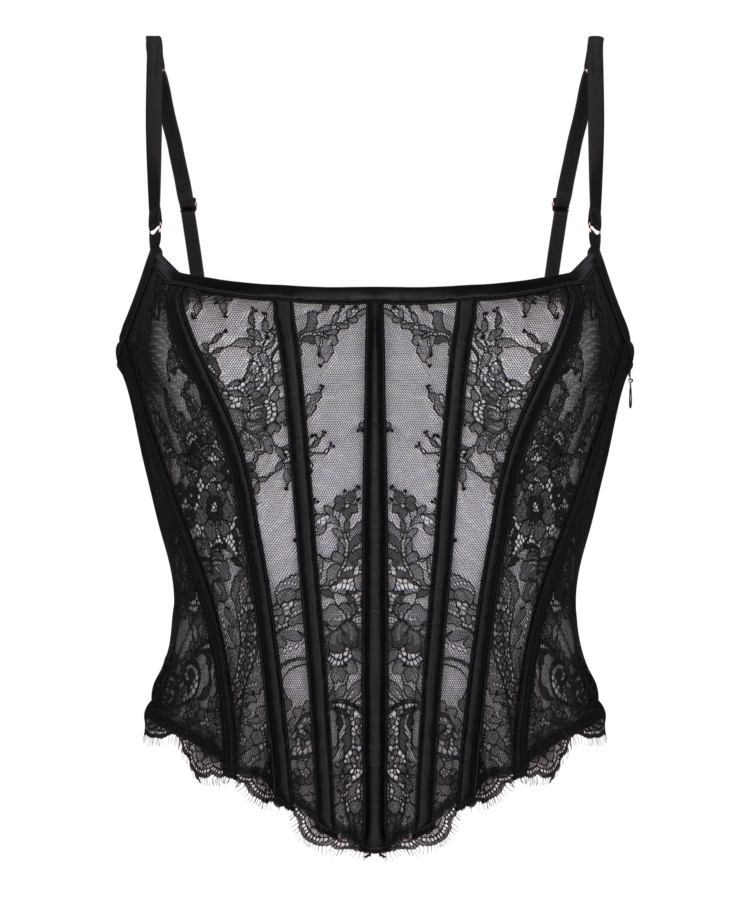Bustier Sylvia, Czarny, main