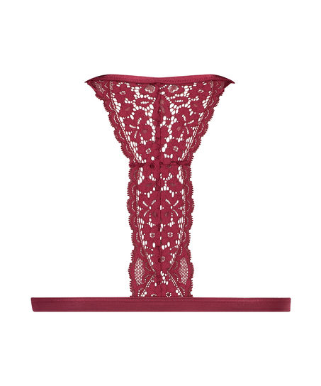 Braletka typu tr&oacute;jkąt Rose, Czerwony