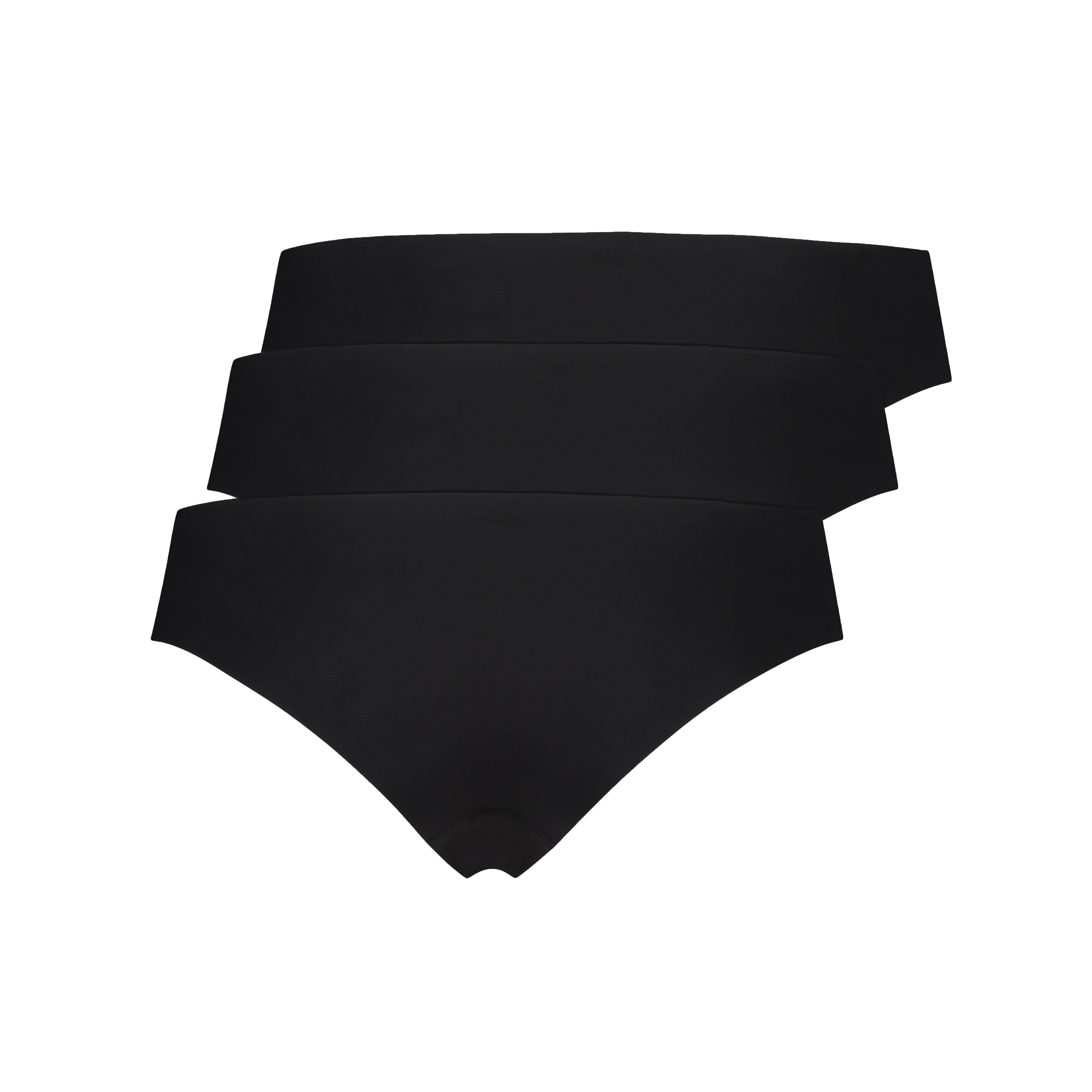 Niewidoczne pod ubraniem brazyliany z bawełny, Czarny, main