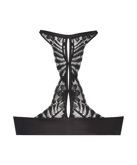 Usztywniony biustonosz push-up z fiszbinami Antonia, Czarny