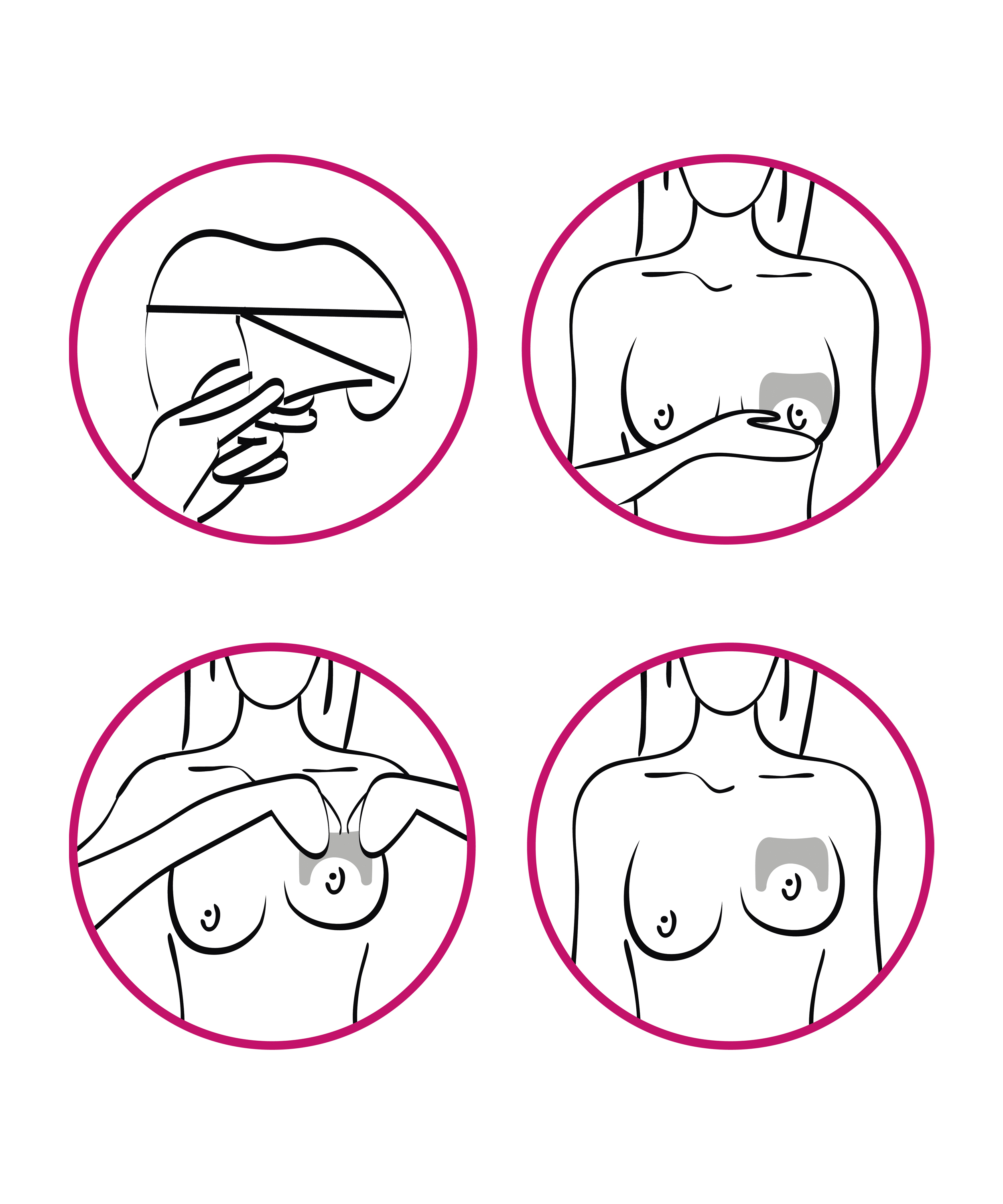 Zestaw 2 par nakładek na sutki, Beżowy, main