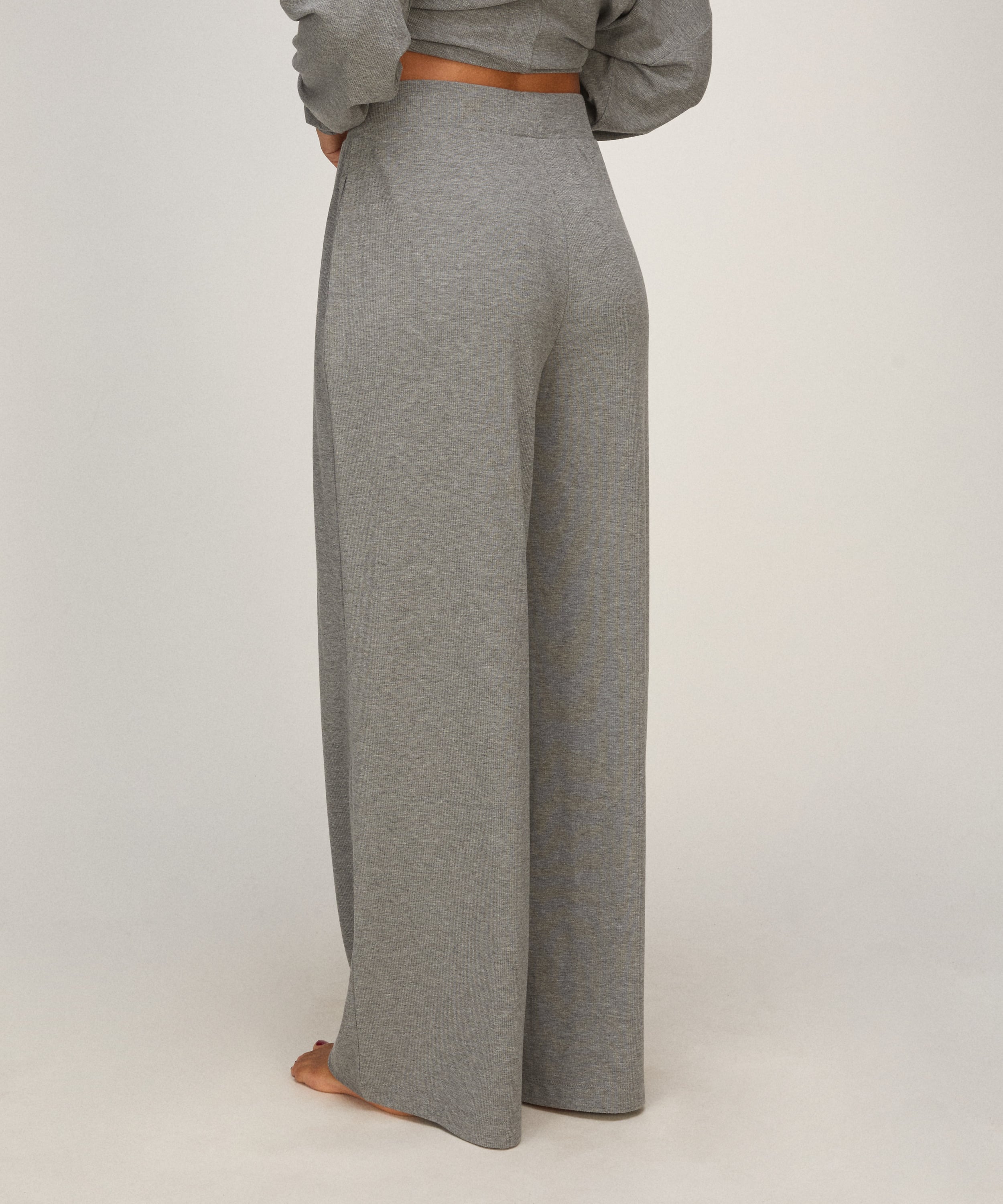 PANT WL PREMIUM RIB JERSEY, Szary, main