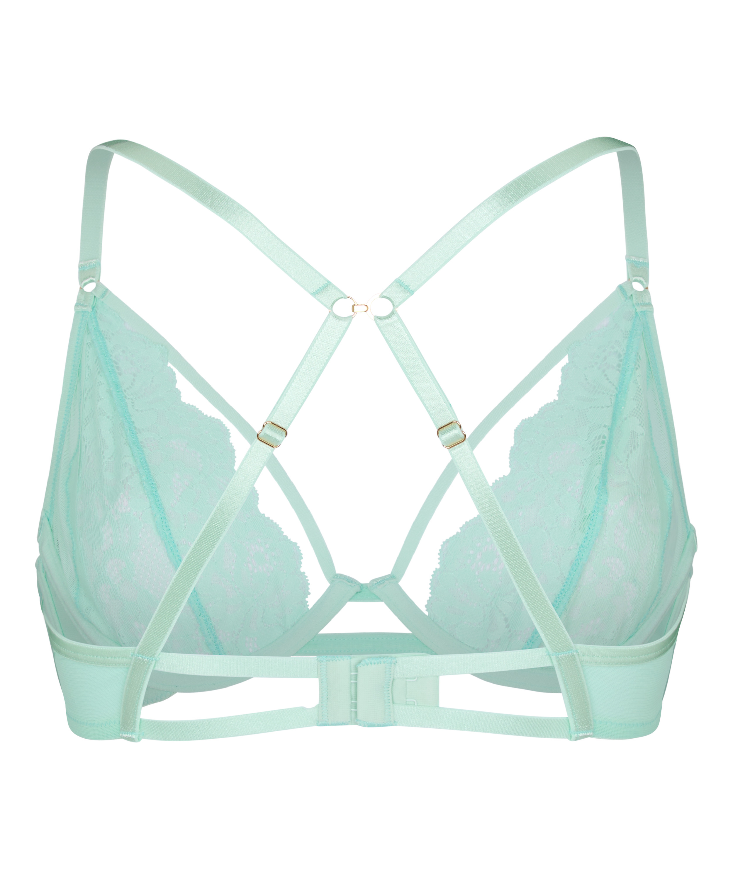 Nieusztywniany biustonosz z fiszbinami Cinnamon, Zielony, main