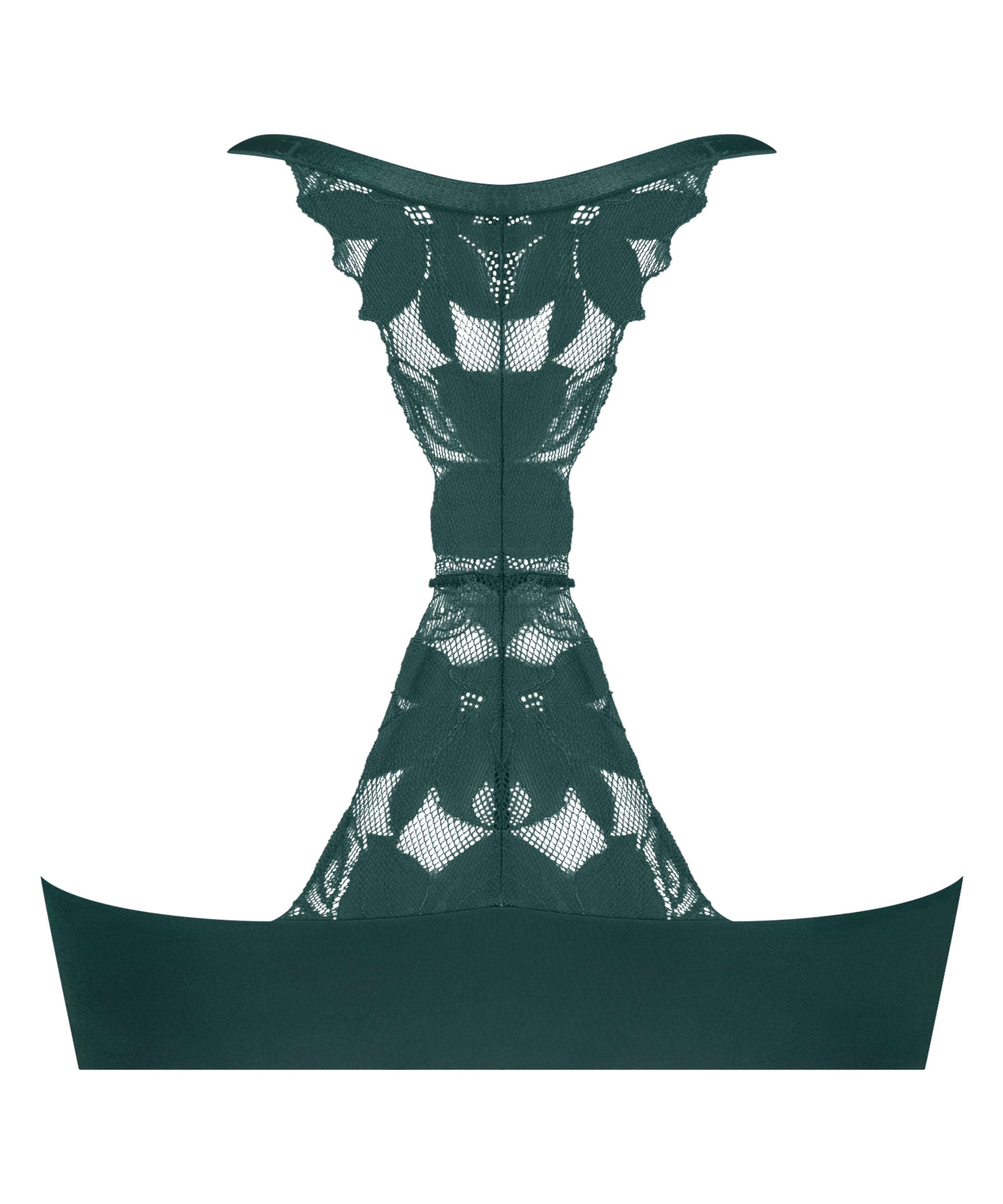 Usztywniony biustonosz push-up marki Lana z fiszbinami, Zielony, main