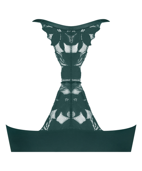 Usztywniony biustonosz push-up marki Lana z fiszbinami, Zielony