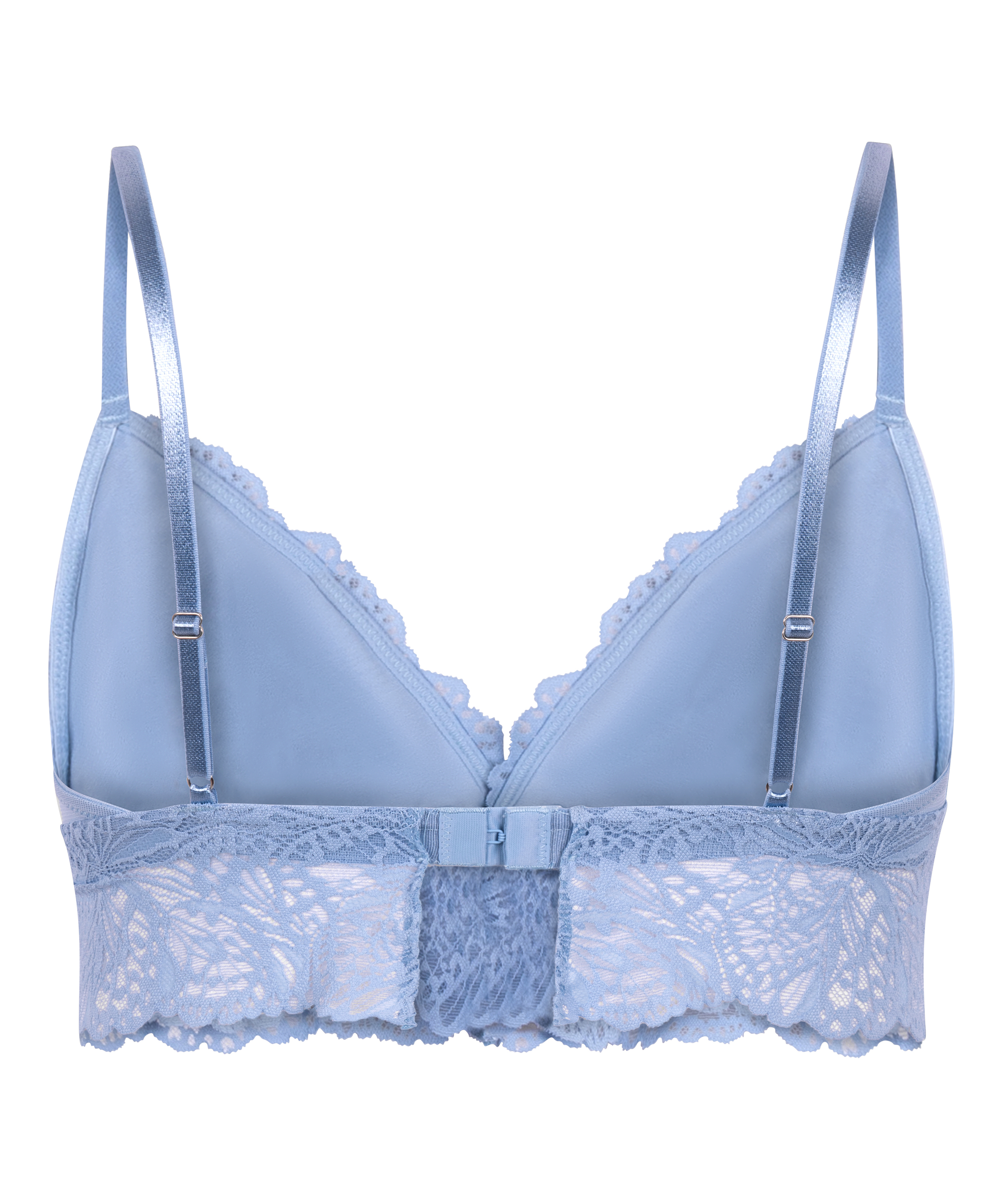 Tr&oacute;jkątny biustonosz bralette Posie, Niebieski, main