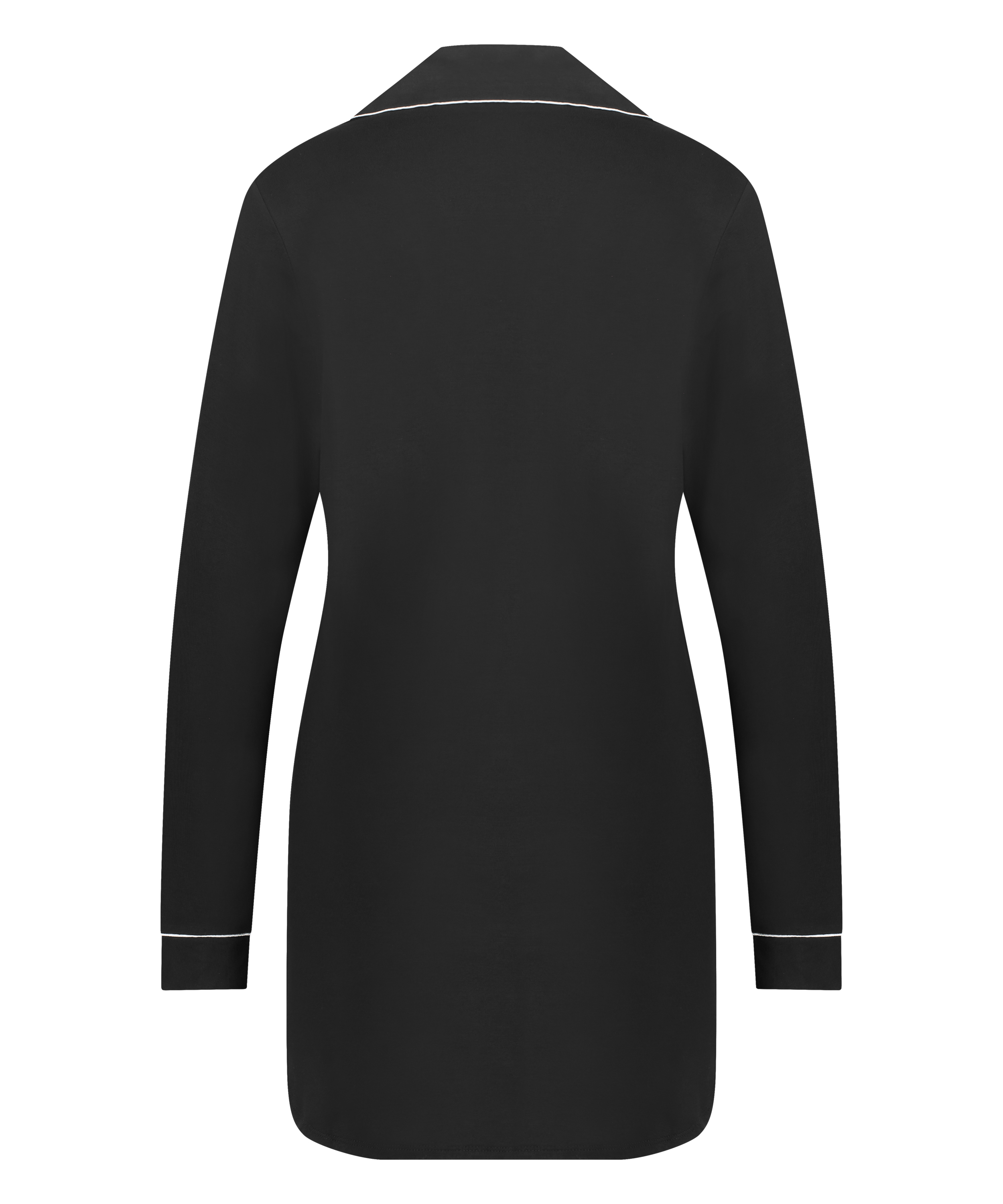 Sukienka Essential z dżerseju z długim rękawem, Czarny, main
