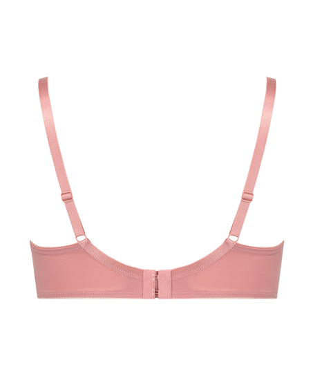 Nieusztywniany biustonosz minimizer z fiszbinami Nina, Fioletowy