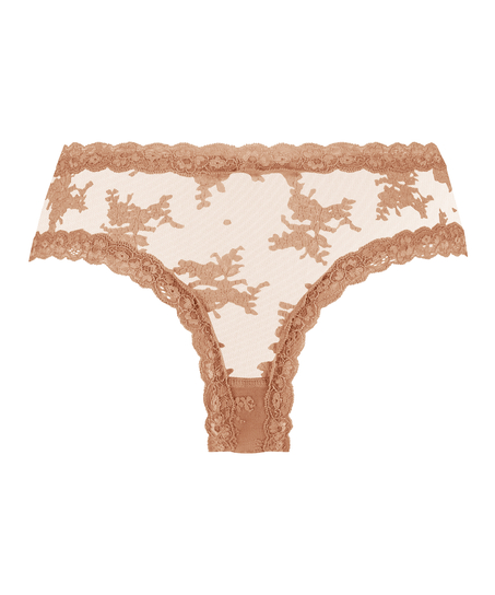 Brazyliany V-shape Mesh, Brązowy