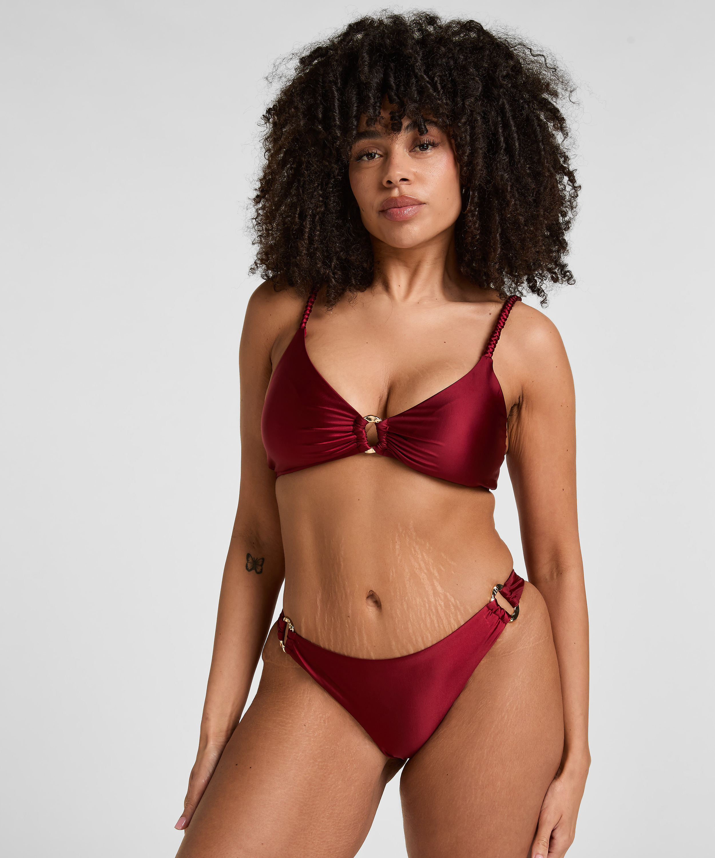 Figi Bikini Highleg Bari, Czerwony, main