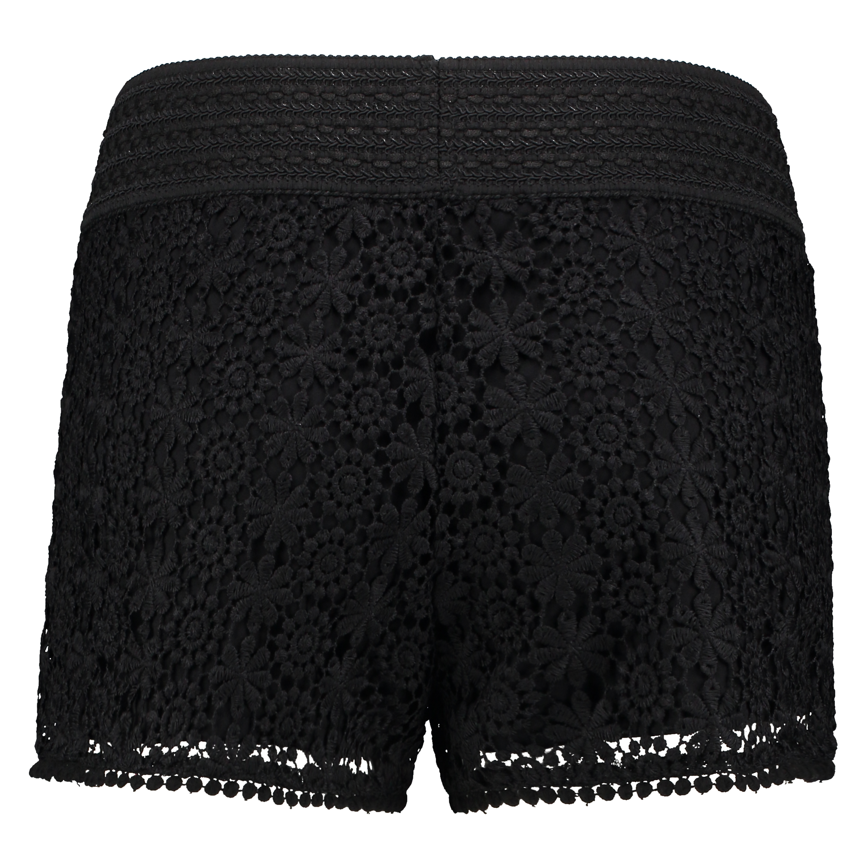 Crochetta Shorts, Czarny, main