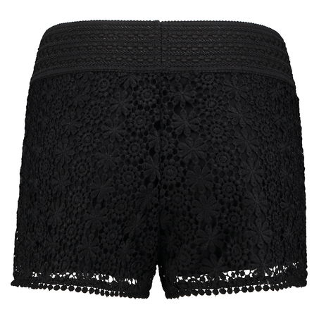 Crochetta Shorts, Czarny