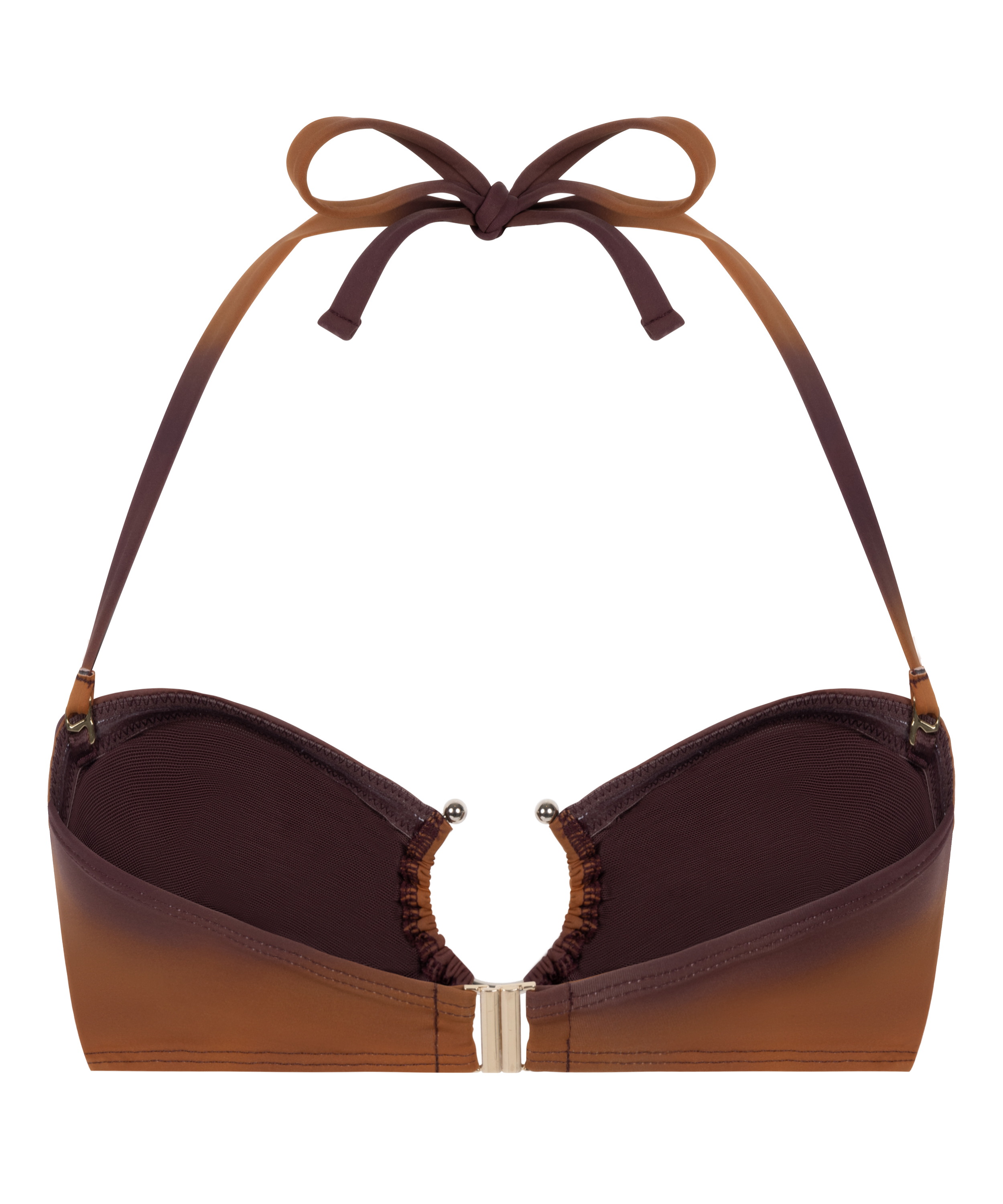 Góra od bikini bandeau Janiero, Fioletowy, main