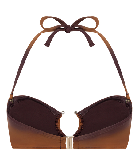Góra od bikini bandeau Janiero, Fioletowy