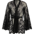 Kimono z koronką Isabelle, Czarny