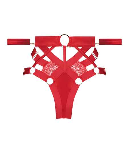 Majtki brazylijskie Entice, Czerwony