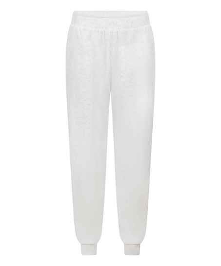 Spodnie dresowe welurowe, Szary