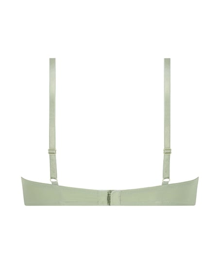 Biustonosz usztywniany z fiszbinami Plunge, Zielony