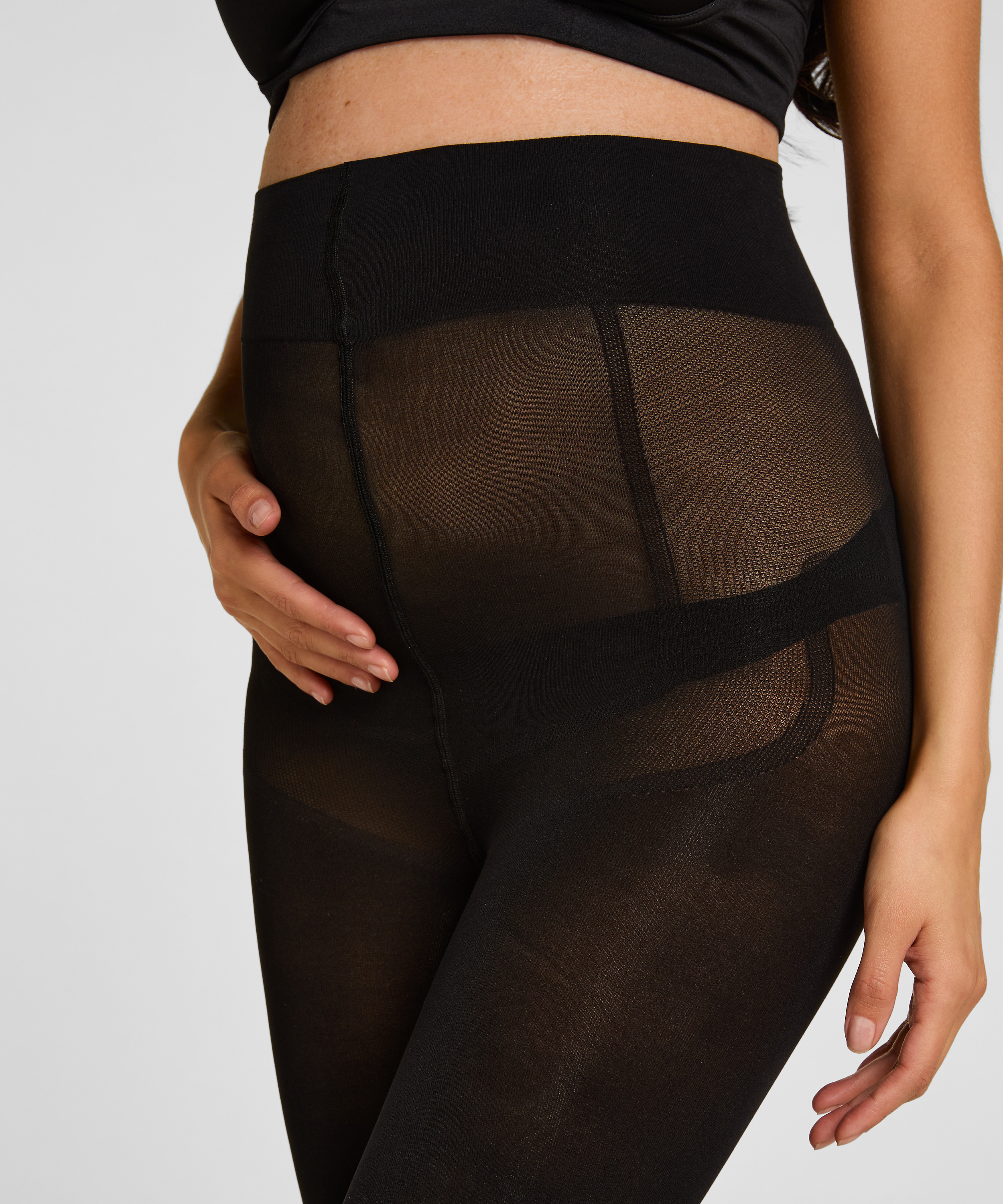 Rajstopy Ciążowe 40 Den Velvet Touch, Czarny, main