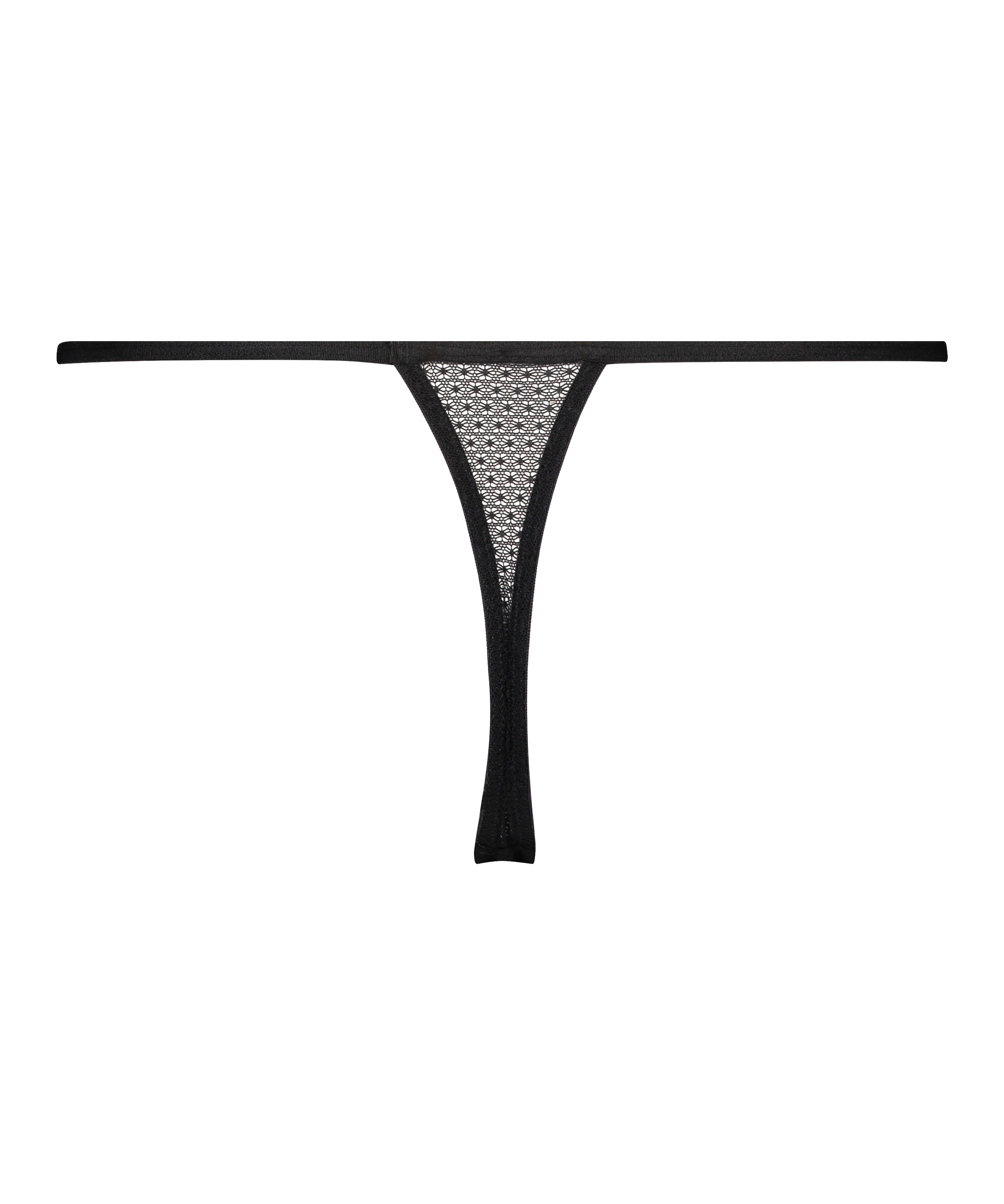 Louisa high leg Thong, Czarny, main