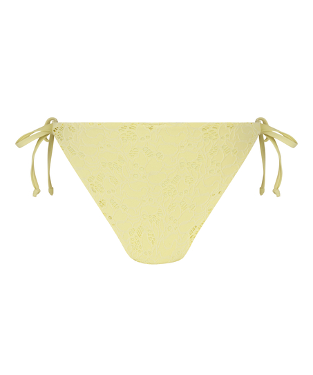 Majtki Bikini Crochet, Ż&oacute;łty