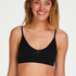 Seamless bralette, Czarny