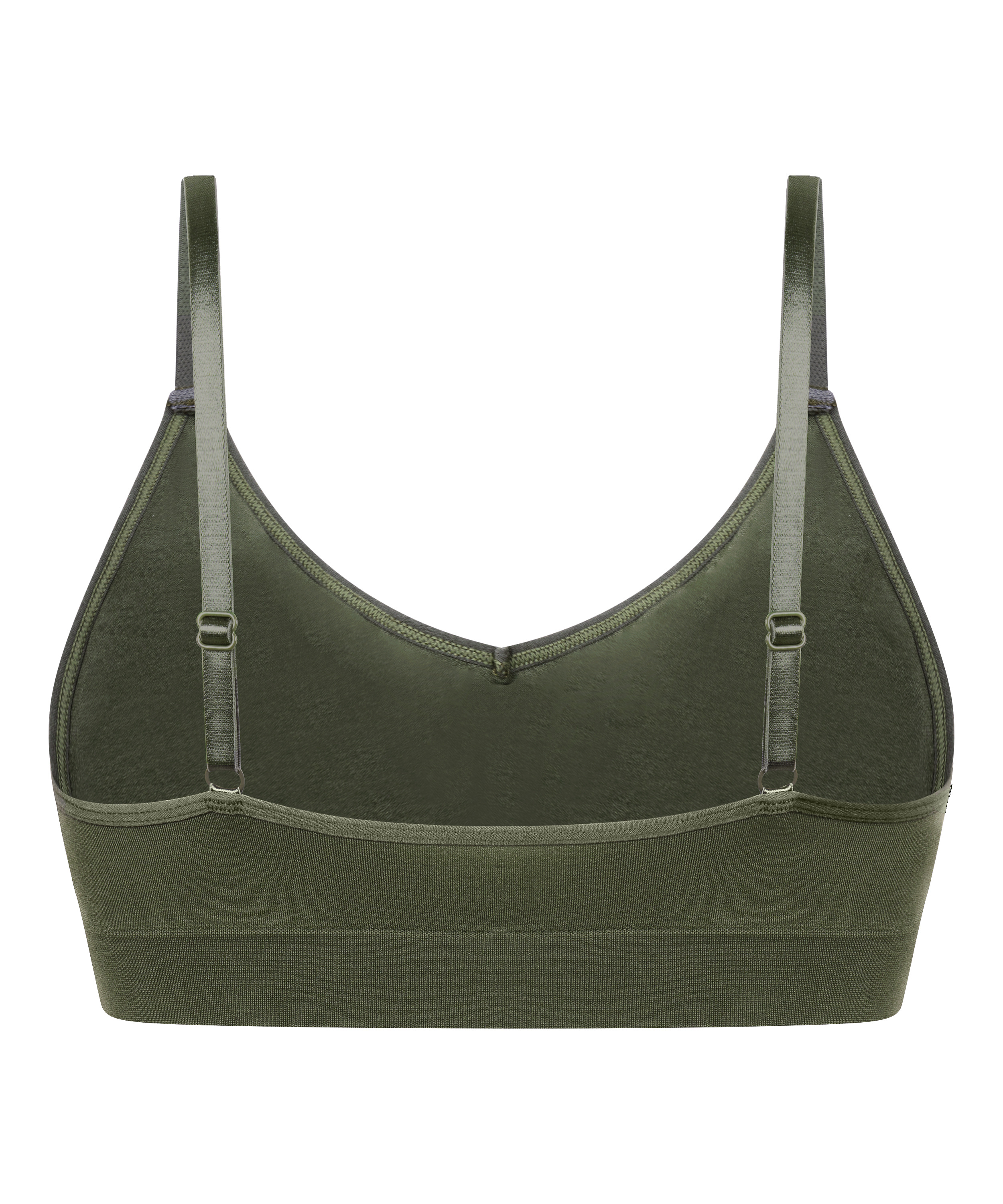 Tr&oacute;jkątny biustonosz bralette Dide, Zielony, main
